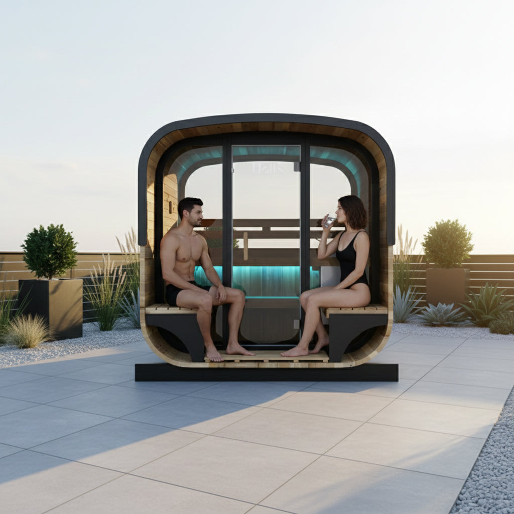 Holl´s Hestia 210 Traditional Sauna Inclus  modelle poele 6kW et pierres