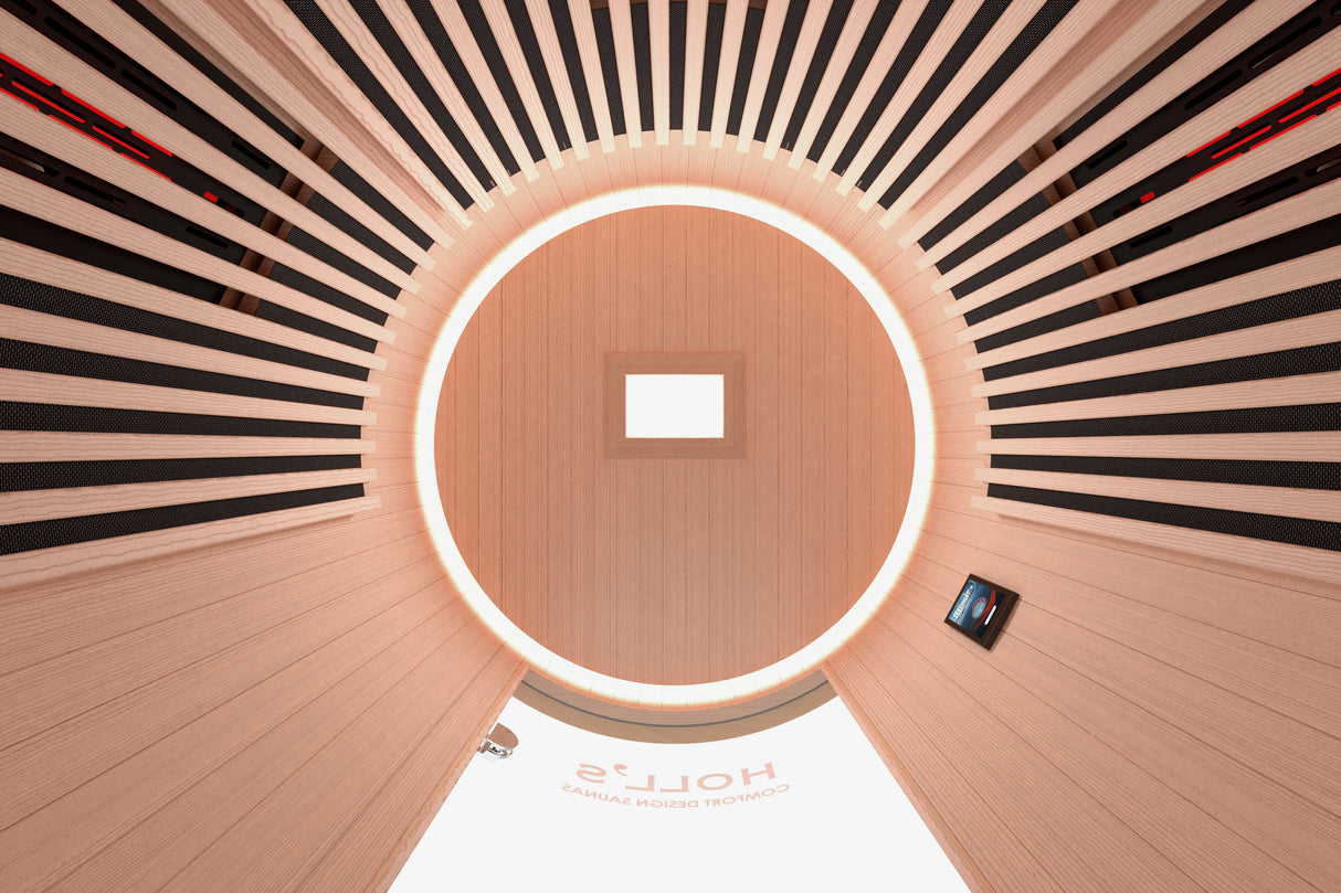 Holl's Sauna Infrarouge Round 1 Places Black Color