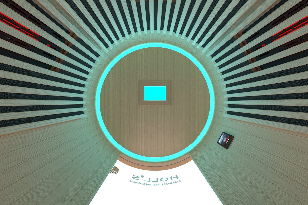Holl's Sauna Infrarouge Round 1 Places Black Color