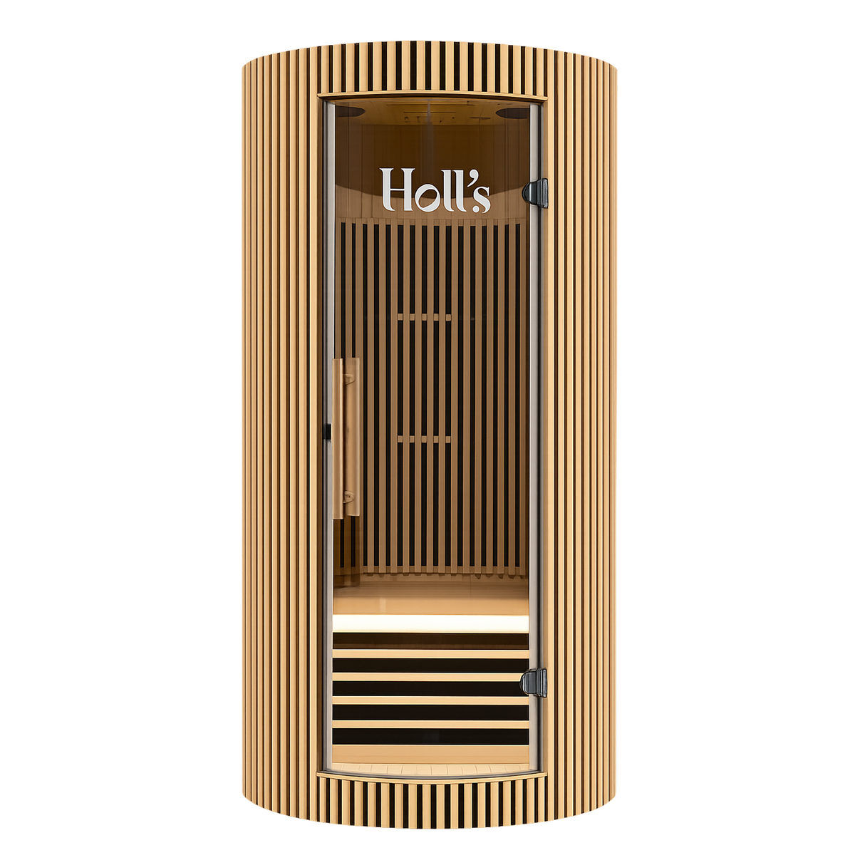 Holl's Sauna Infrarouge Round 1 Places Wood Color