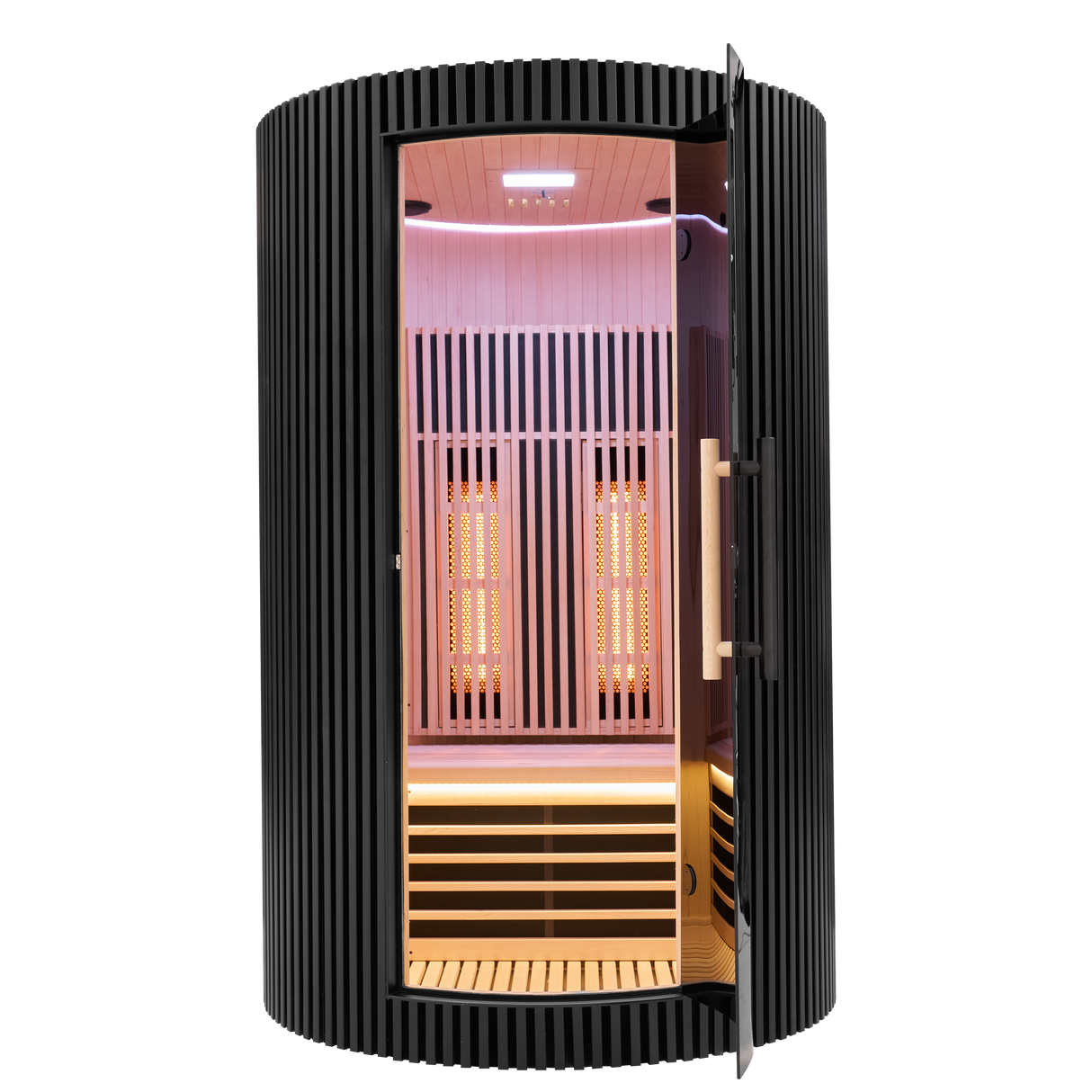 Holl's Sauna Infrarouge Round 2 Places Black Color