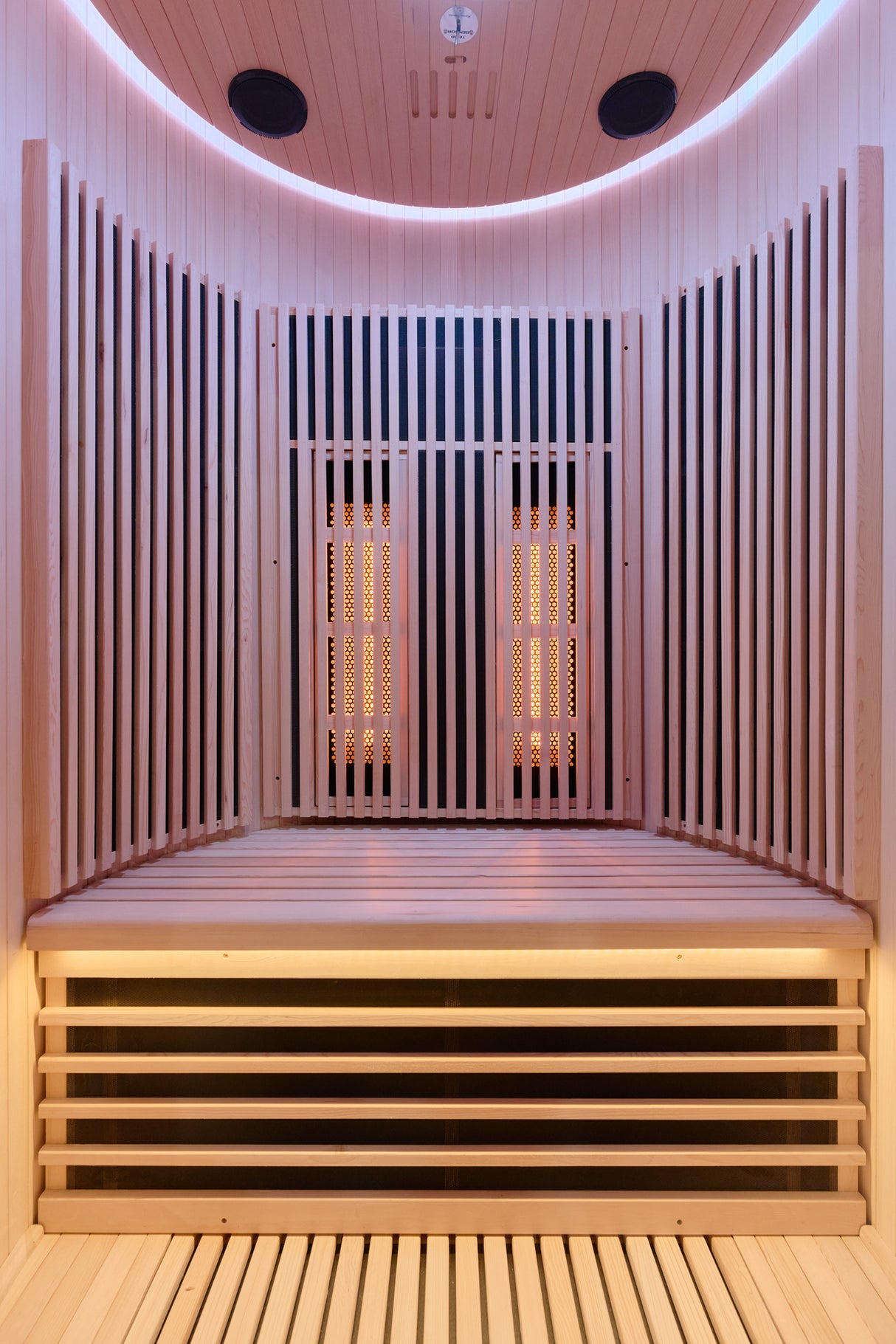 Holl's Sauna Infrarouge Round 2 Places Black Color