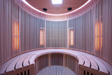 Holl's Sauna Infrarouge Round 4 Places Black Color