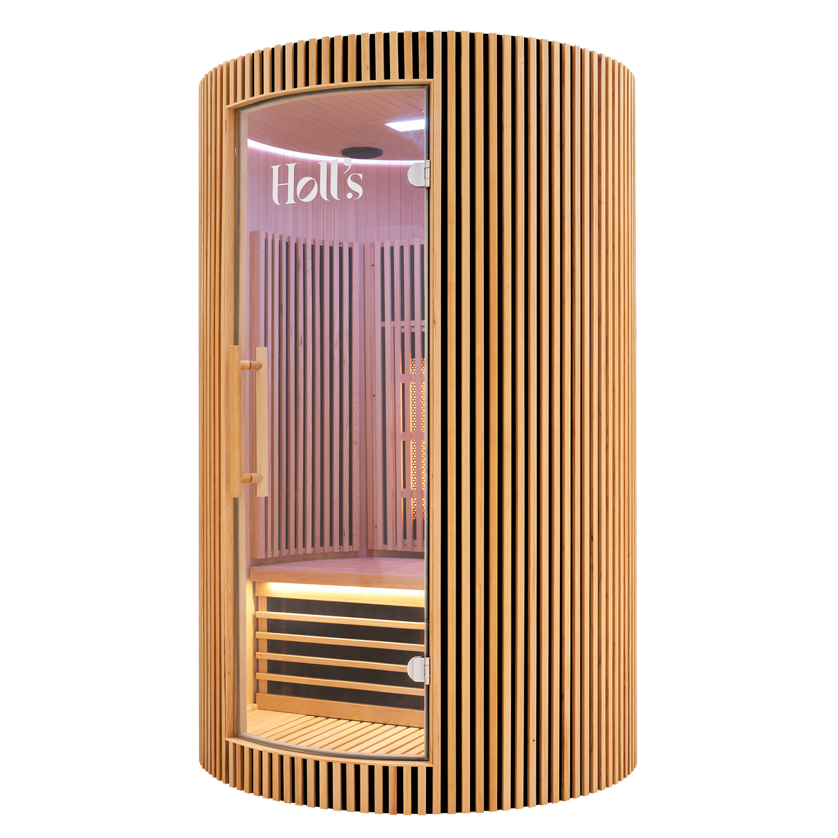 Holl's Sauna Infrarouge Round 2 Places Wood Color