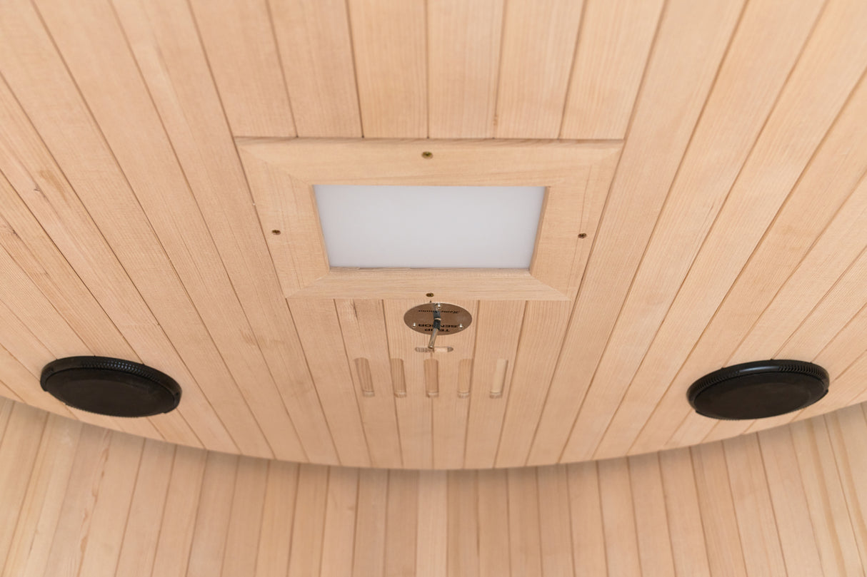 Holl's Sauna Infrarouge Round 2 Places Wood Color