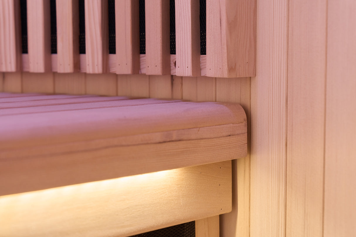 Holl's Sauna Infrarouge Round 2 Places Wood Color