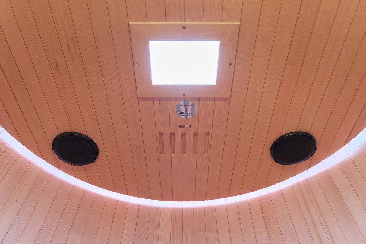 Holl's Sauna Infrarouge Round 2 Places Wood Color