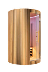 Holl's Sauna Infrarouge Round 2 Places Wood Color