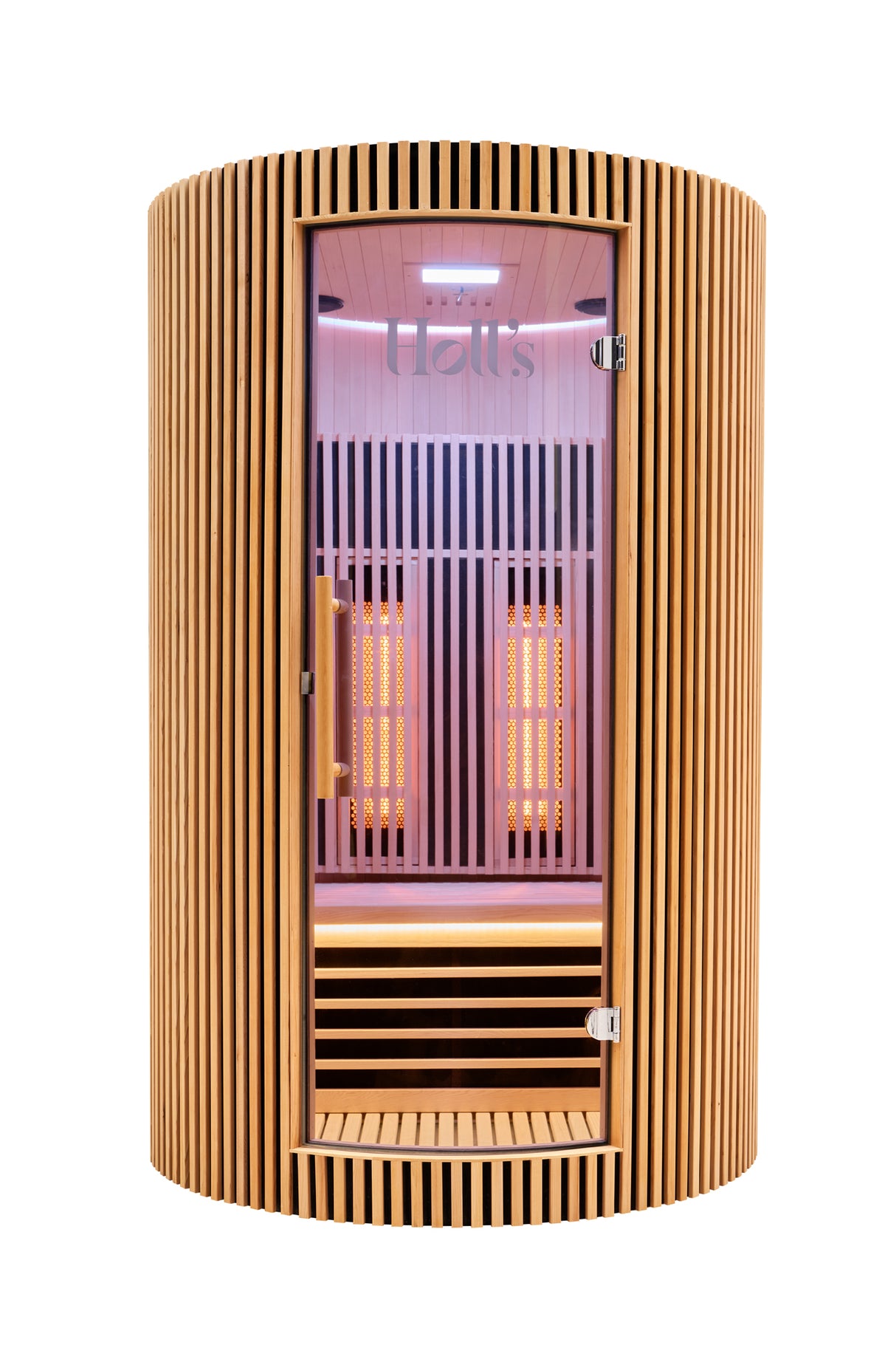 Holl's Sauna Infrarouge Round 2 Places Wood Color