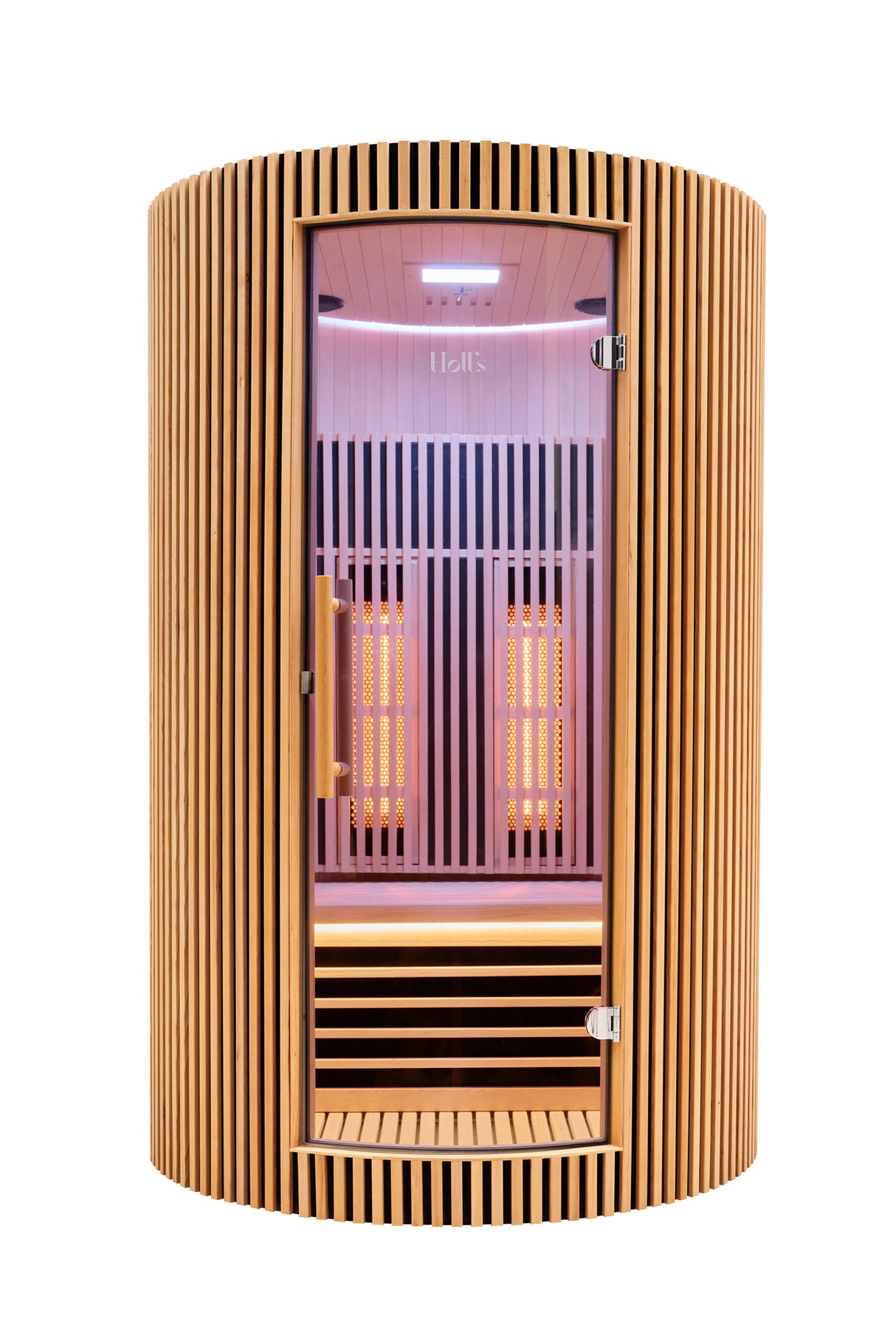 Holl's Sauna Infrarouge Round 2 Places Wood Color
