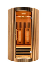 Holl's Sauna Infrarouge Round 2 Places Wood Color
