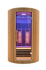 Holl's Sauna Infrarouge Round 2 Places Wood Color