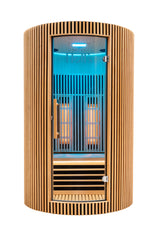 Holl's Sauna Infrarouge Round 2 Places Wood Color