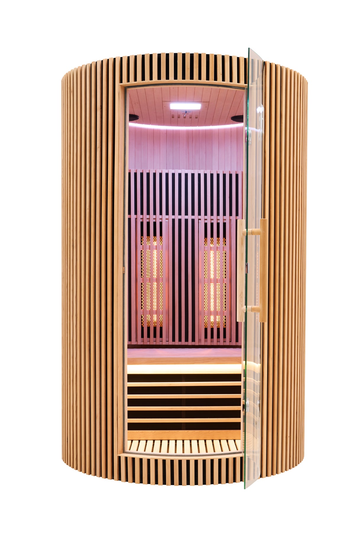 Holl's Sauna Infrarouge Round 2 Places Wood Color