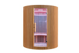 Holl's Sauna Infrarouge Round 4 Places Wood Color