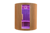 Holl's Sauna Infrarouge Round 4 Places Wood Color