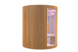 Holl's Sauna Infrarouge Round 4 Places Wood Color
