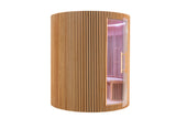 Holl's Sauna Infrarouge Round 4 Places Wood Color