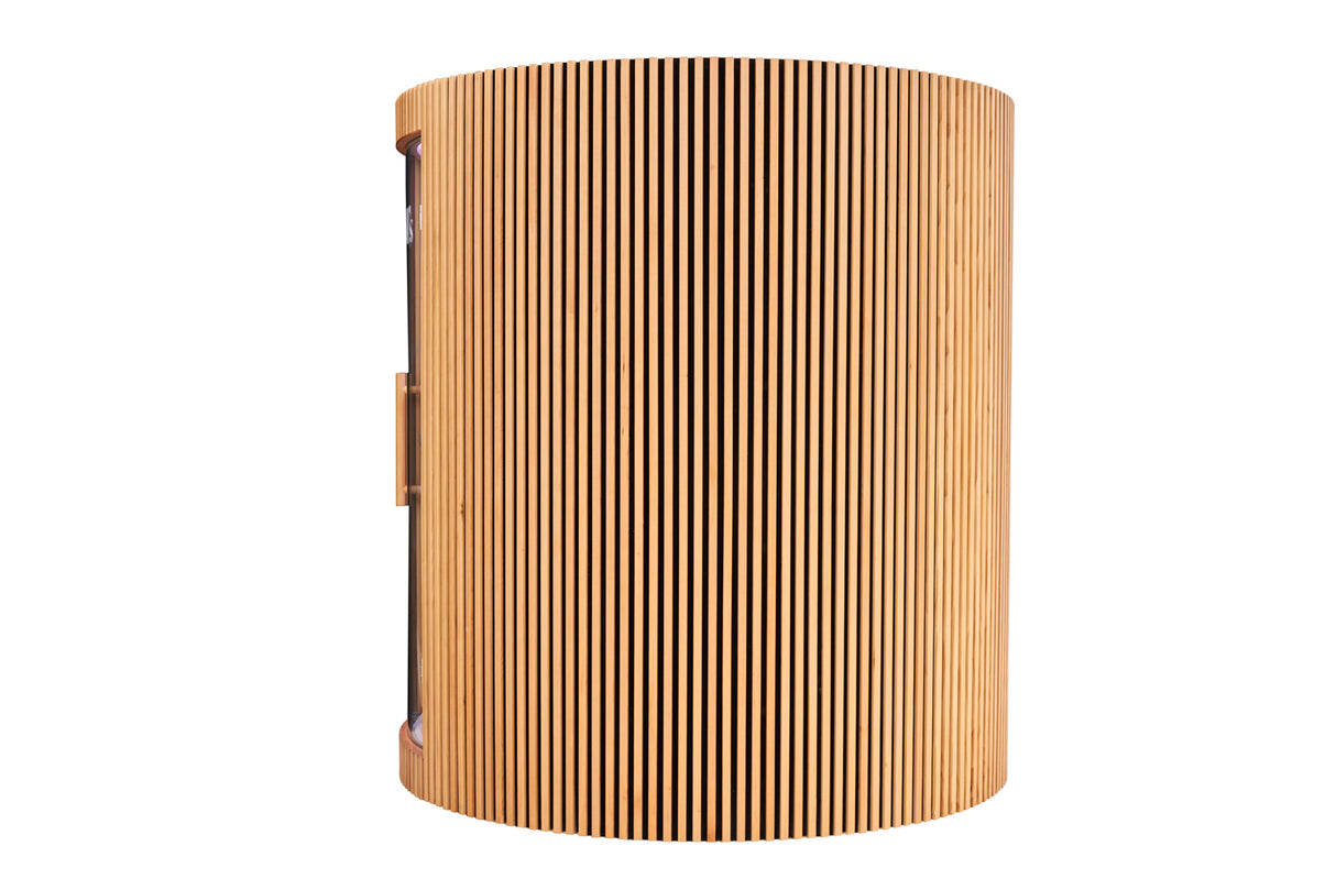 Holl's Sauna Infrarouge Round 4 Places Wood Color