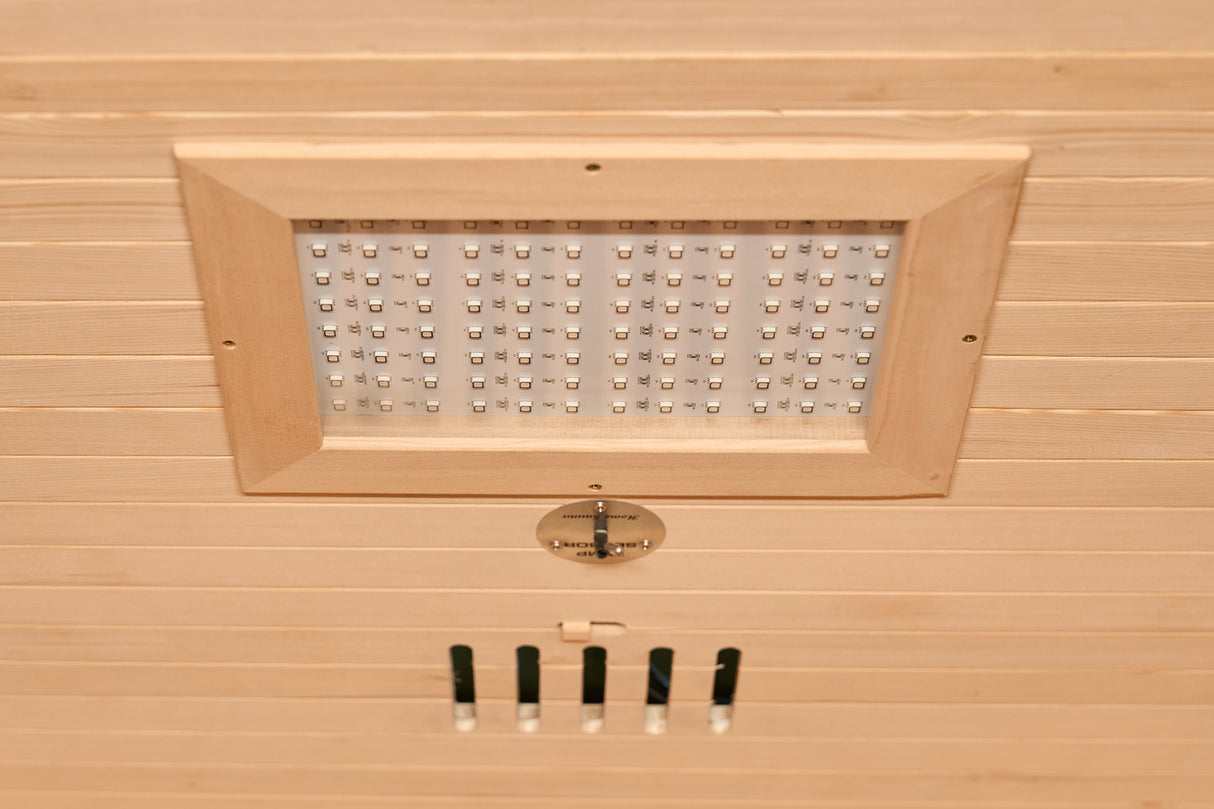 Holl's Sauna Infrarouge Round 4 Places Wood Color