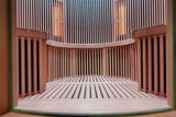 Holl's Sauna Infrarouge Round 4 Places Wood Color