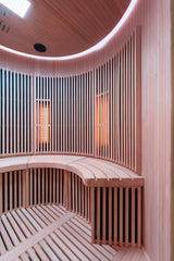 Holl's Sauna Infrarouge Round 4 Places Wood Color