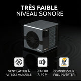 Poolex Varmepumpe Nano FI 5KW til swimming pools <30m3 (Full Inverter Varmepumpe)