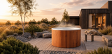 Holls Spa Olma 2/3 seater Nordic Bathttup Model Avec pompe OSPA Flow 5,5 kW + chiller
