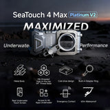 DIVEVOLK SeaTouch 4 MAX Platinum V2, Underwater housing til iPhone og Android
