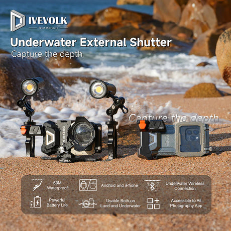DIVEVOLK External Shutter til Seatouch 4 Max Housing