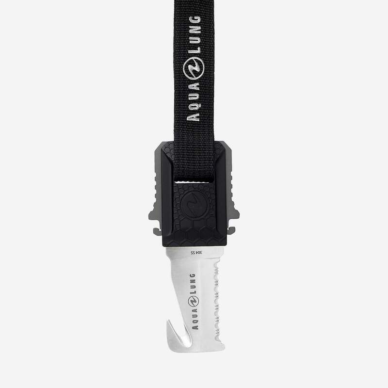 Aqualung Dykkerkniv Micro Squeeze, Sheepsfoot, Stainless Steel (KN119111)