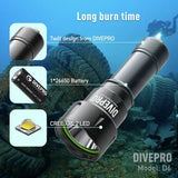 Divepro dykkerlygte D6 1050Lumen