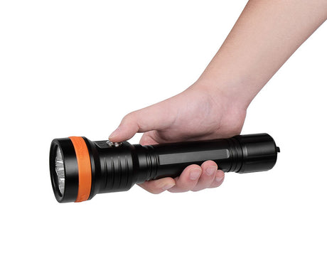 OrcaTorch Dykkerlygte D850 2500 Lumen LED Sort