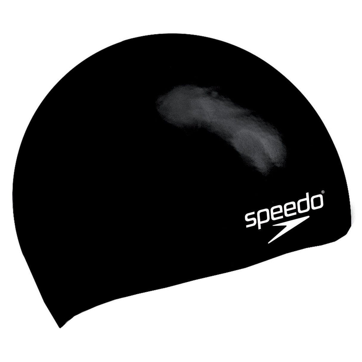 Speedo Badehætte Plain Moulded Silicone Cap Junior Sort