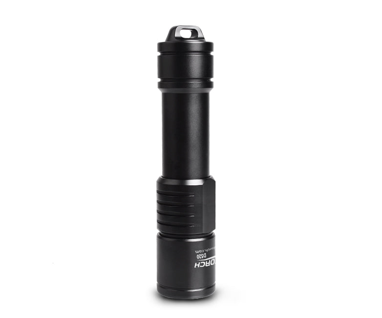 OrcaTorch Dykkerlygte D520 1000 Lumen Sort