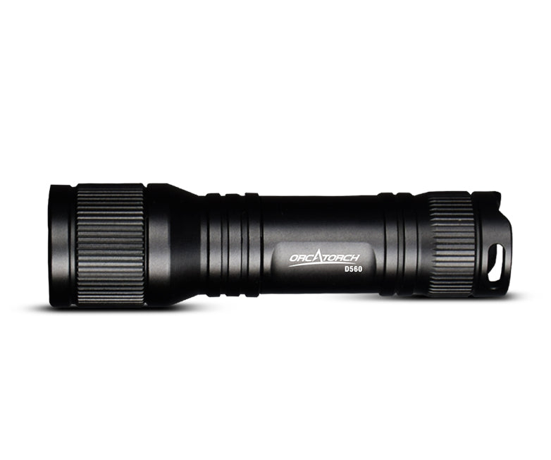 OrcaTorch D560 Led backup flashlight 700 lumen Sort
