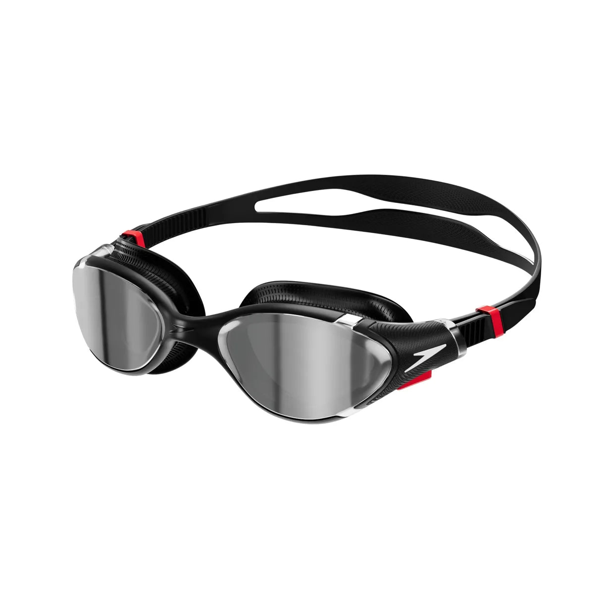 Speedo svømmebriller Biofuse 2.0 Mirror Sort/Solv til voksne