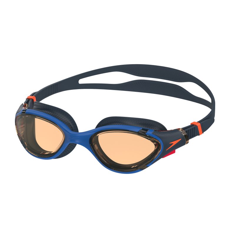 Speedo Biofuse 2.0 svømmebriller Orange/Mørkeblå