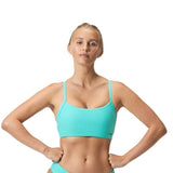 Speedo Badedragt Solid Racerback Bikini Top Turkis