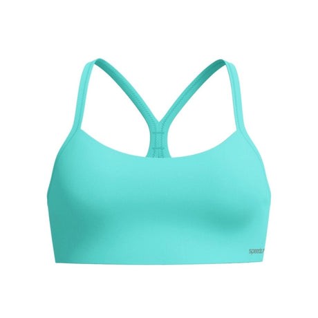 Speedo Badedragt Solid Racerback Bikini Top Turkis