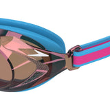 Speedo Svømmebriller Vanquisher 3.0 Mirror Junior Blå/Lyserød