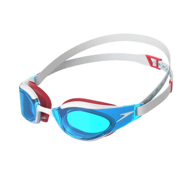 Speedo Svømmebriller Fastskin Hyper Elite Hvid/Blå/Rød