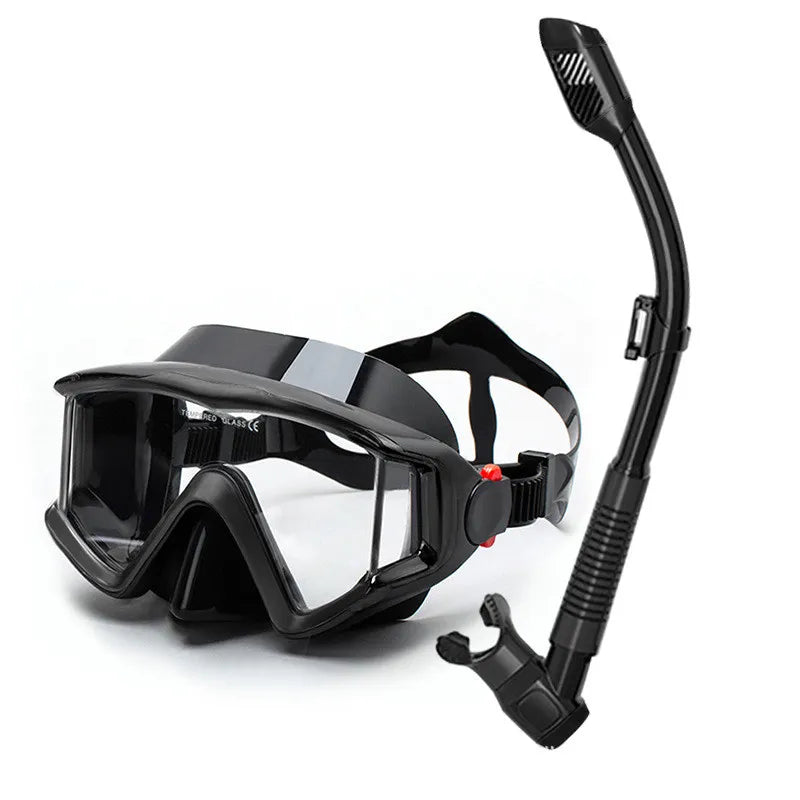 OD Snorkelpakke Panorama maske og dry snorkel