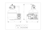 Fluidra Filter System Pro Classic 600W 60m3