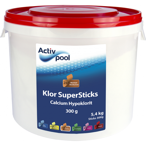 Activ Pool Klor SuperSticks 300g