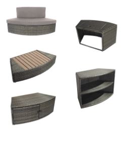 Netspa Octopus komplet møbelsæt til Netspa Octopus