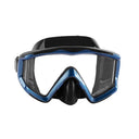 Dykkermaske Silicone tri-glas forskellige farver