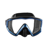 Dykkermaske Silicone tri-glas forskellige farver