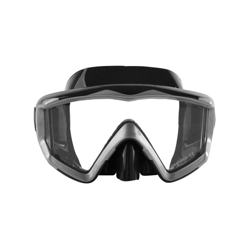 Dykkermaske Silicone tri-glas forskellige farver
