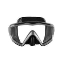 Dykkermaske Silicone tri-glas forskellige farver